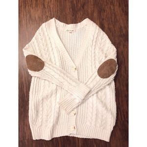 Olive & Oak Elbow-Patch Cardigan |Urban Outfitters